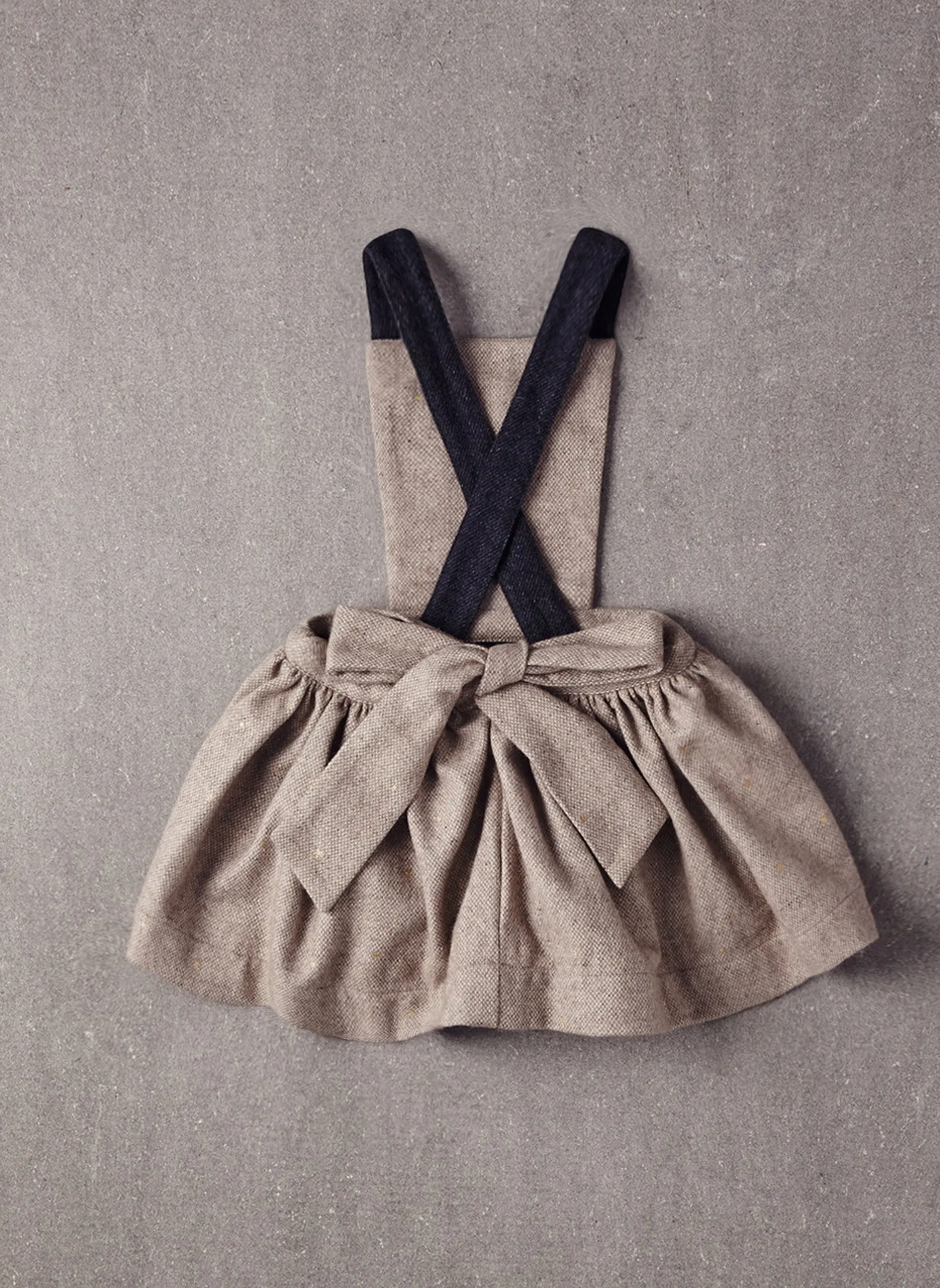 Nellystella Ella Dress in Beige Star Foil