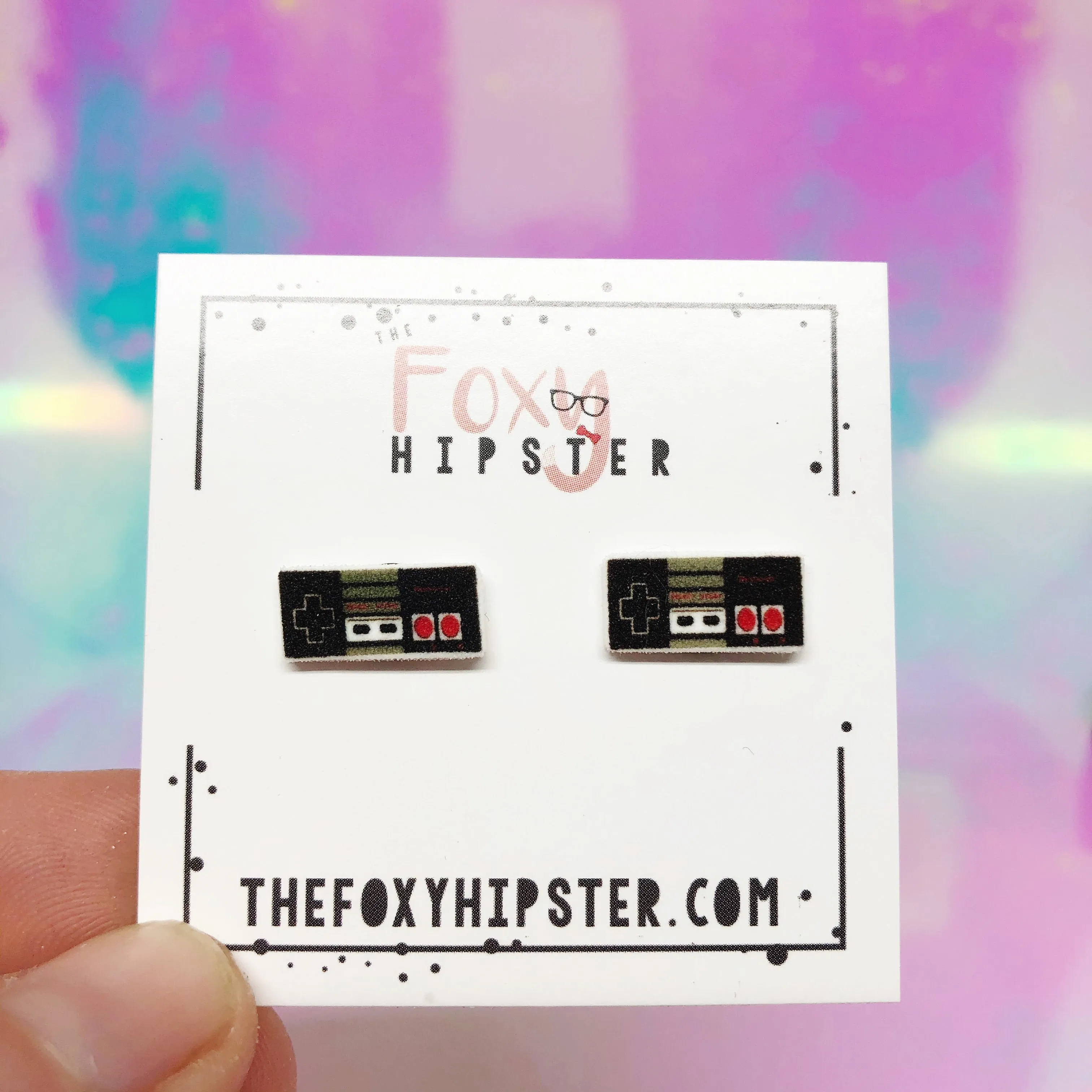 Nintendo controller Stud Earrings Gamer