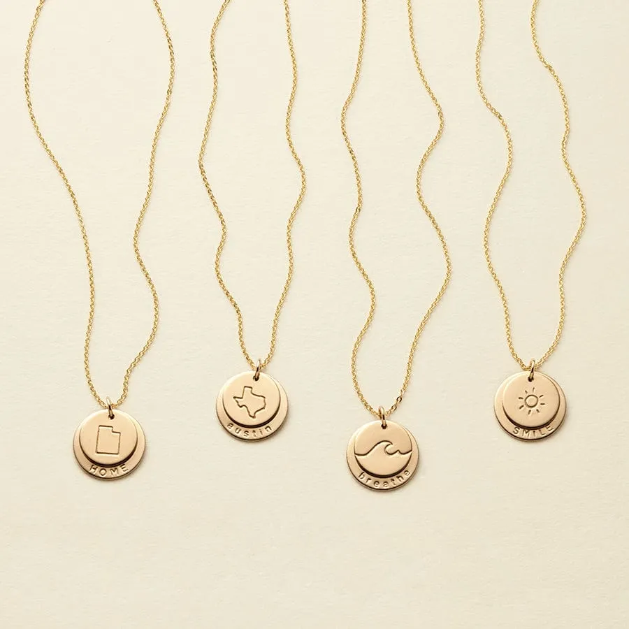 Nora Disc Necklace