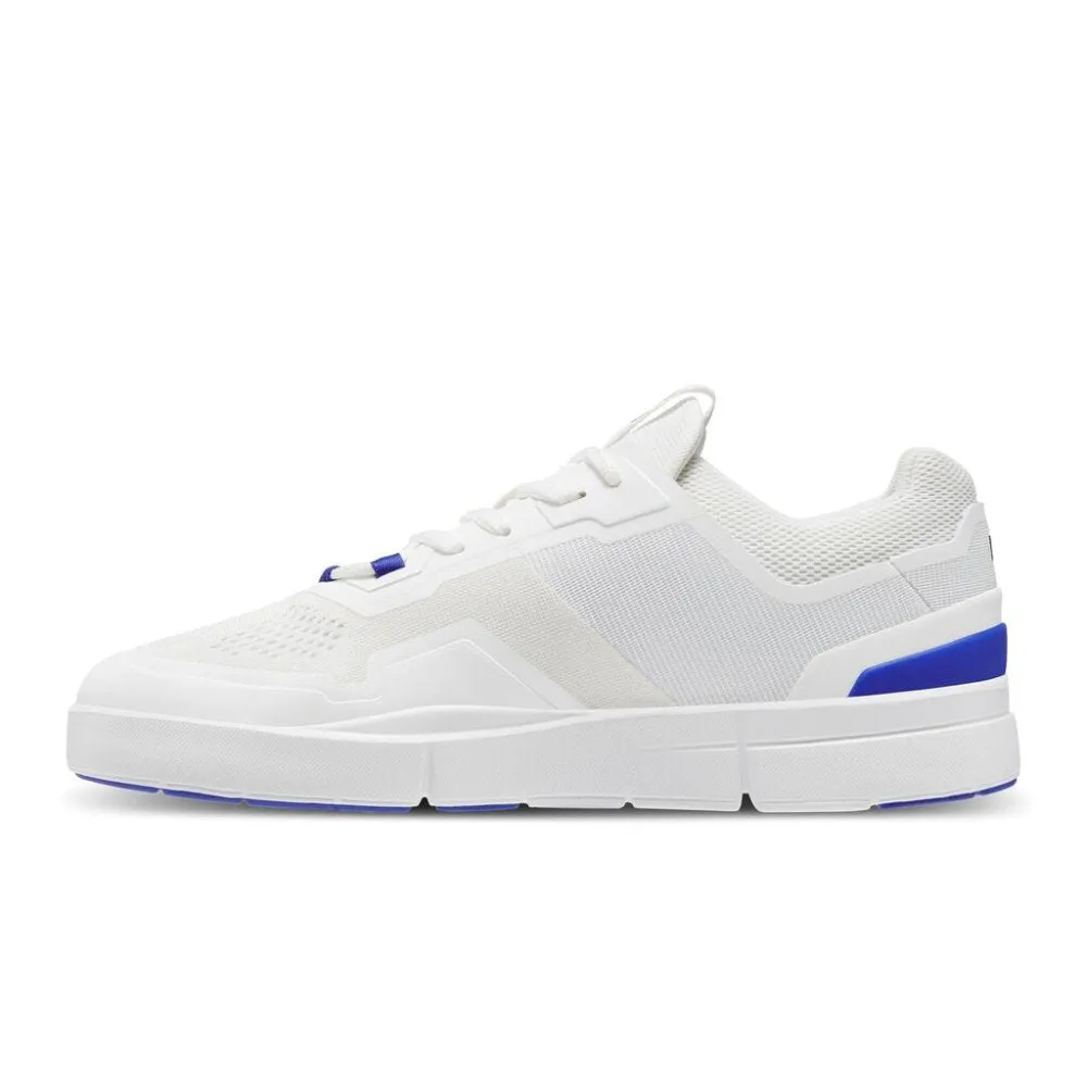 On Women's The Roger Spin Sneaker - Undyed-White/Indigo