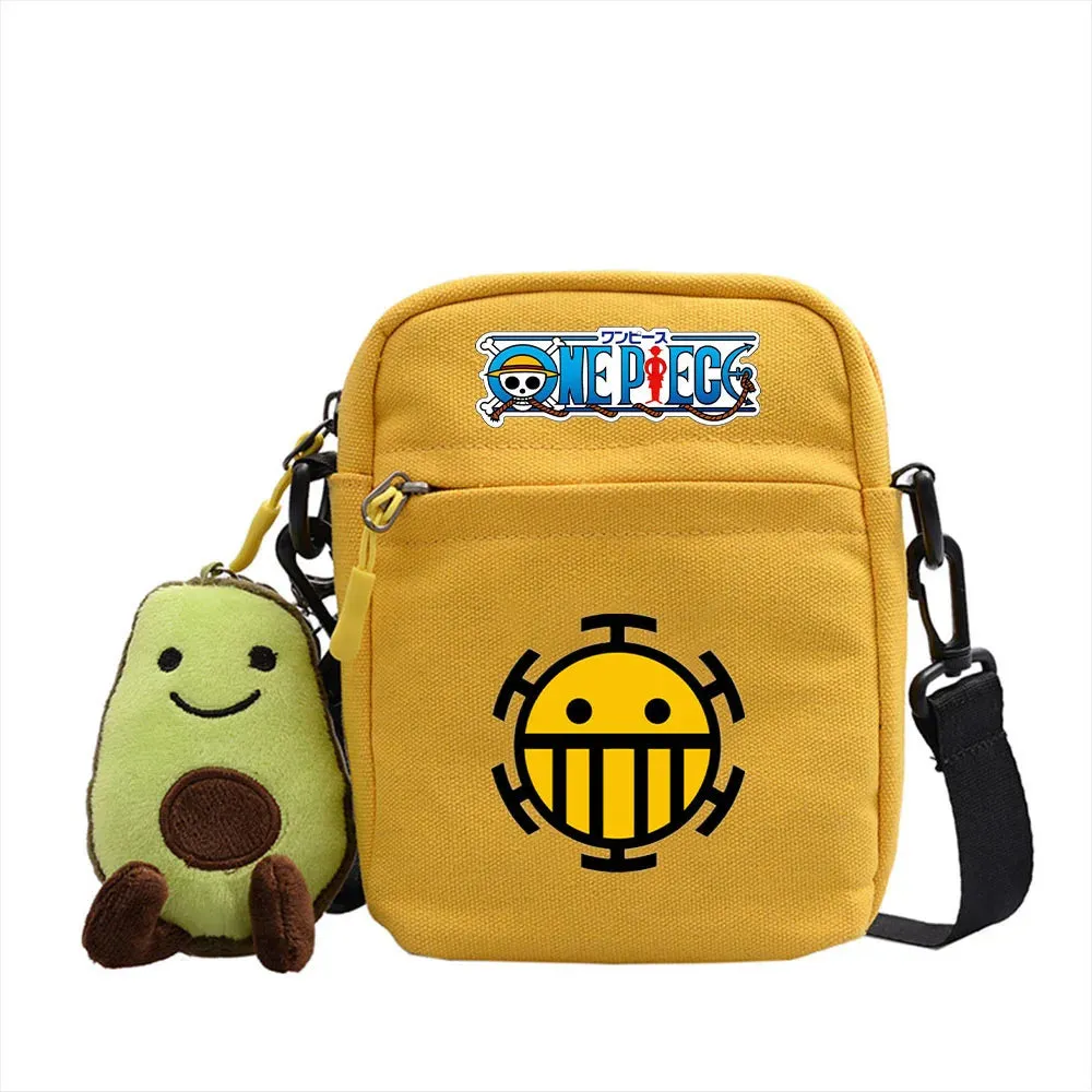 One Piece Luffy Single Shoulder Bag Aniem Cosplay Sling Backpack Casual Daypack Small Square Bag