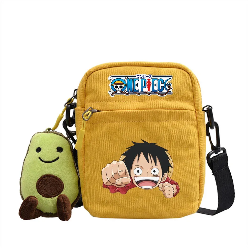 One Piece Luffy Single Shoulder Bag Aniem Cosplay Sling Backpack Casual Daypack Small Square Bag