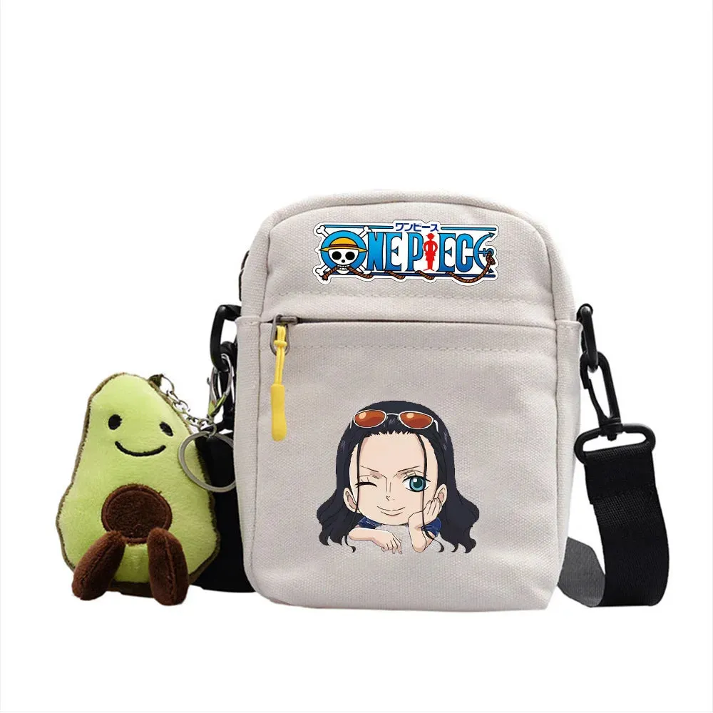 One Piece Luffy Single Shoulder Bag Aniem Cosplay Sling Backpack Casual Daypack Small Square Bag