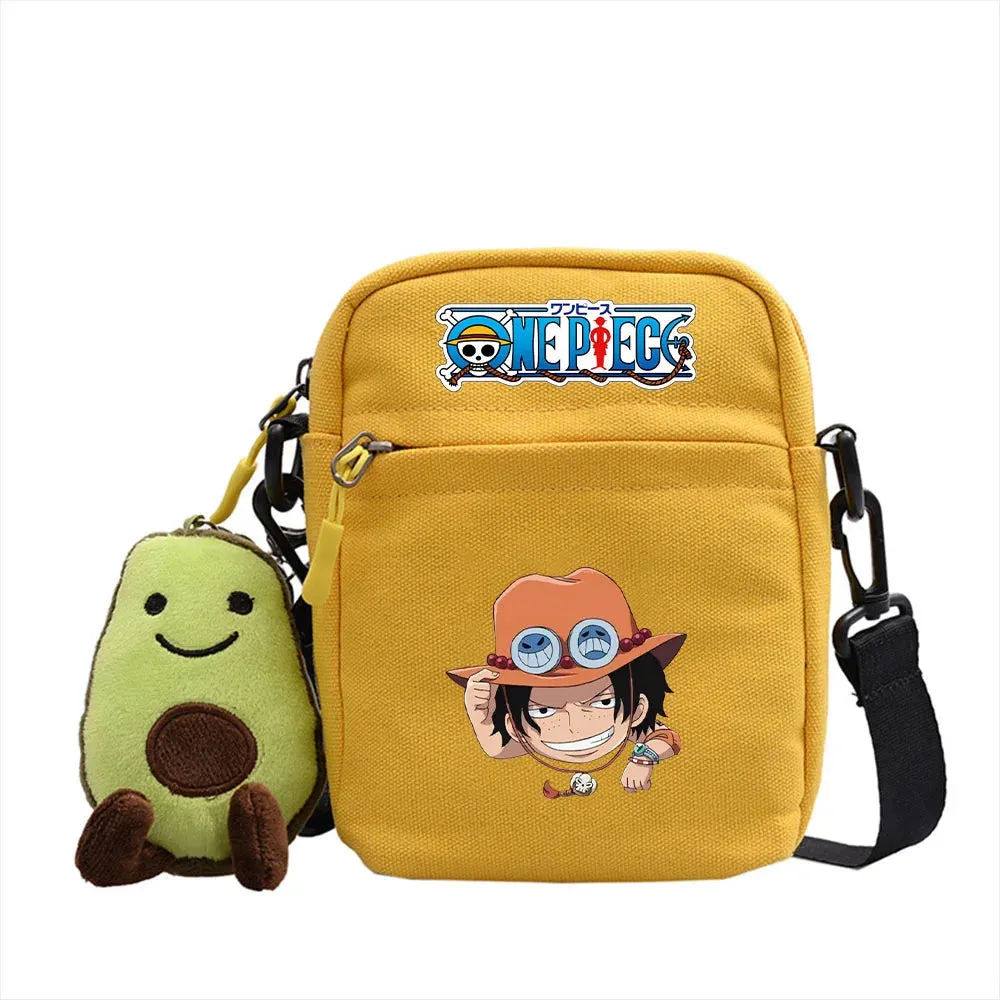 One Piece Luffy Single Shoulder Bag Aniem Cosplay Sling Backpack Casual Daypack Small Square Bag