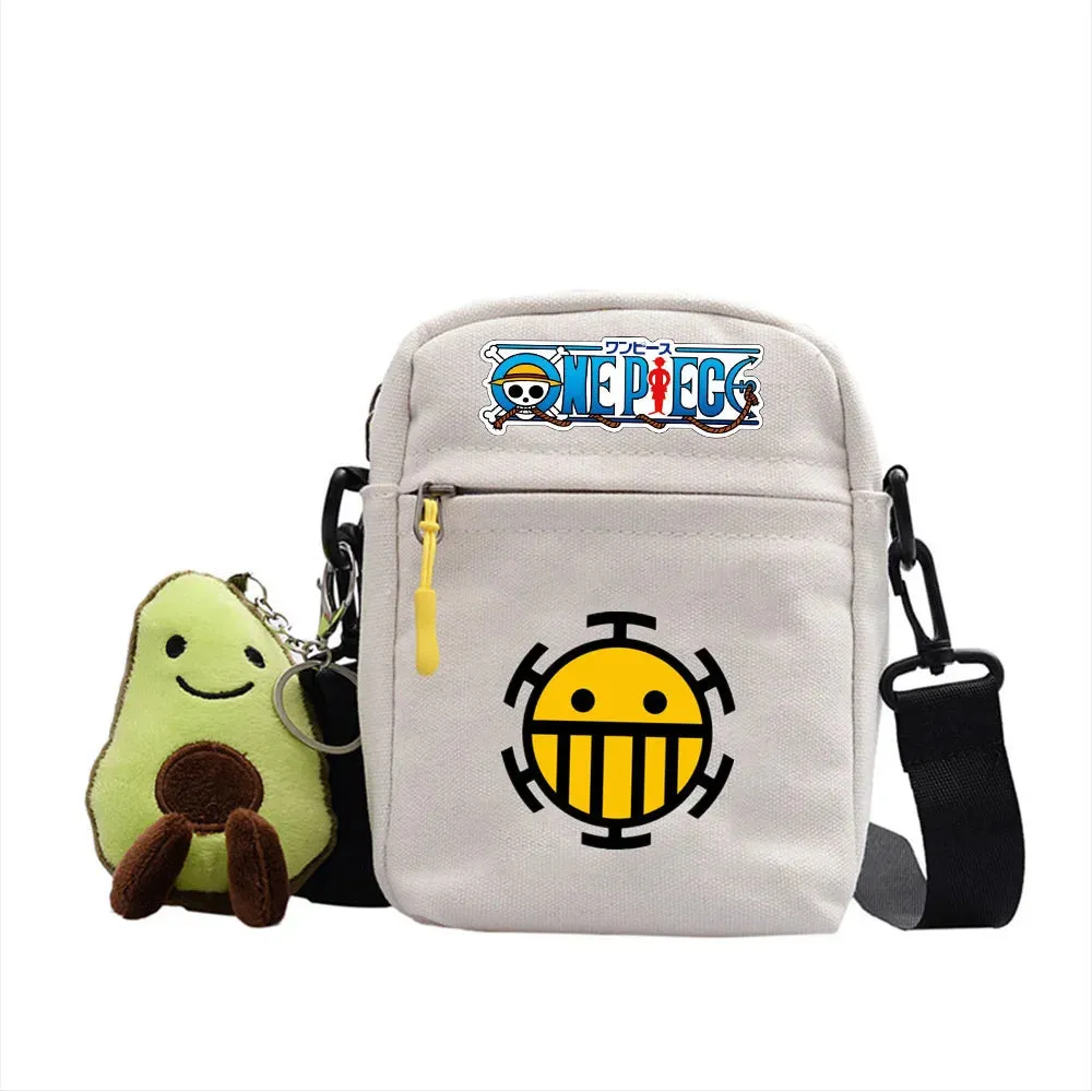 One Piece Luffy Single Shoulder Bag Aniem Cosplay Sling Backpack Casual Daypack Small Square Bag