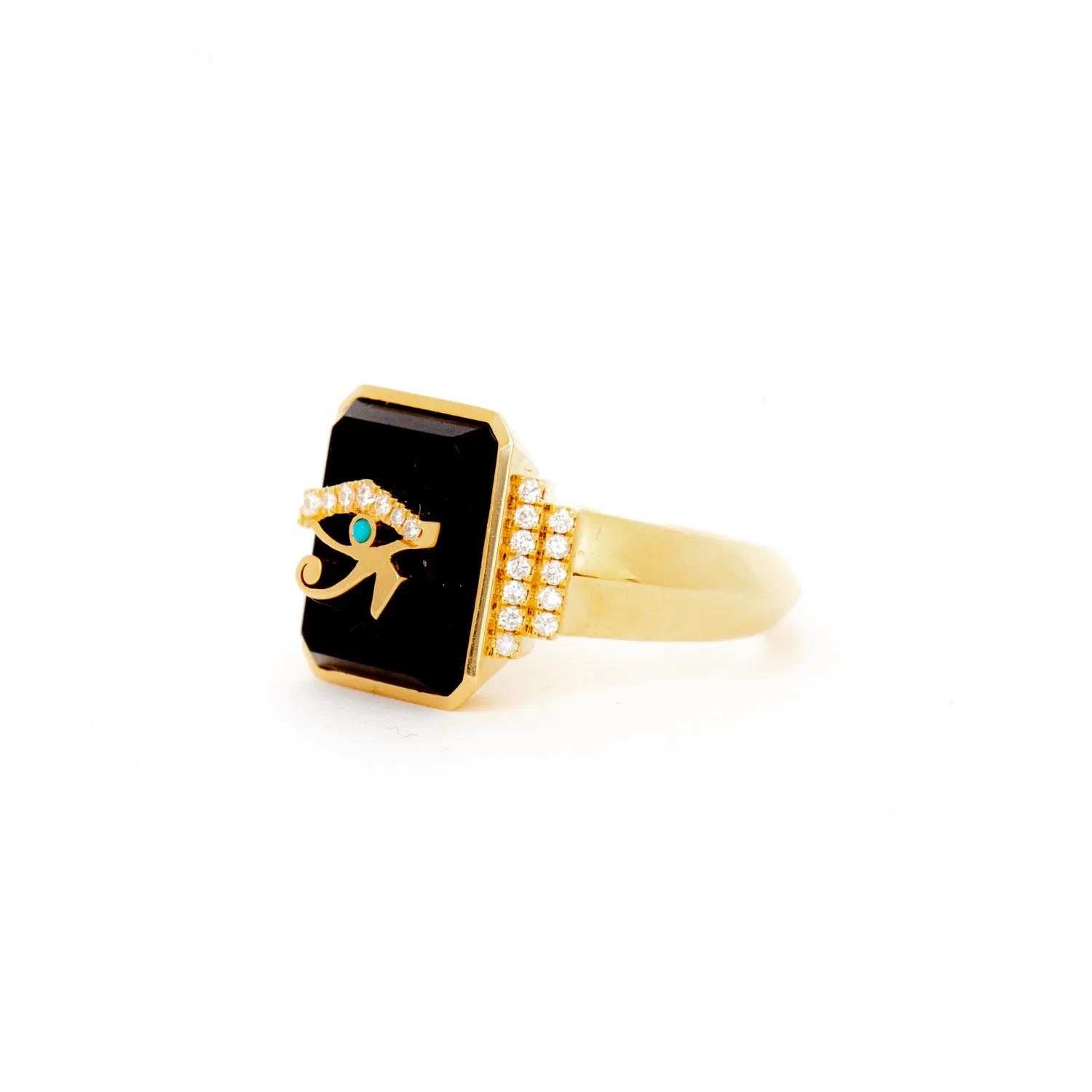 Onyx   Eye Classic Signet Ring