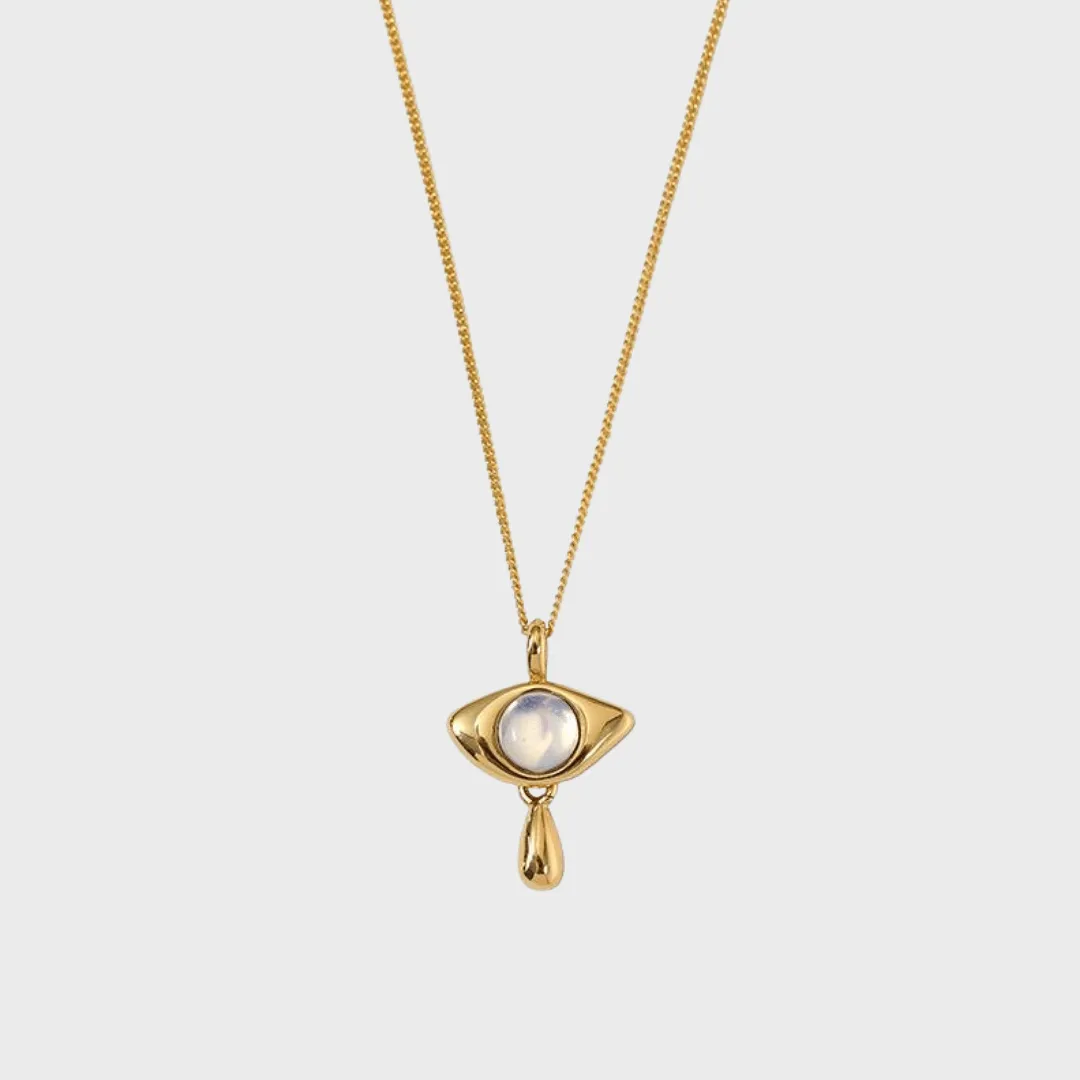 Opal Gold Chain Necklace