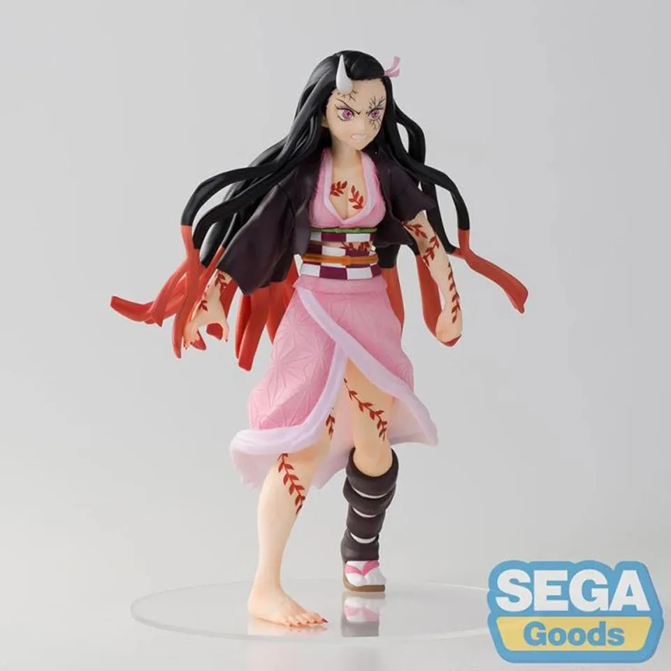 Original Genuine SEGA Demon Slayer 21cm Kamado Nezuko Anime Collectible Figurines PVC Model Toy For Lover Figurine