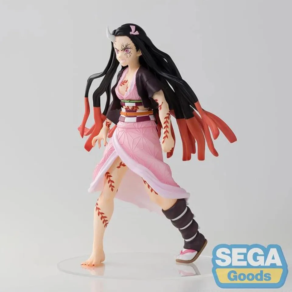 Original Genuine SEGA Demon Slayer 21cm Kamado Nezuko Anime Collectible Figurines PVC Model Toy For Lover Figurine