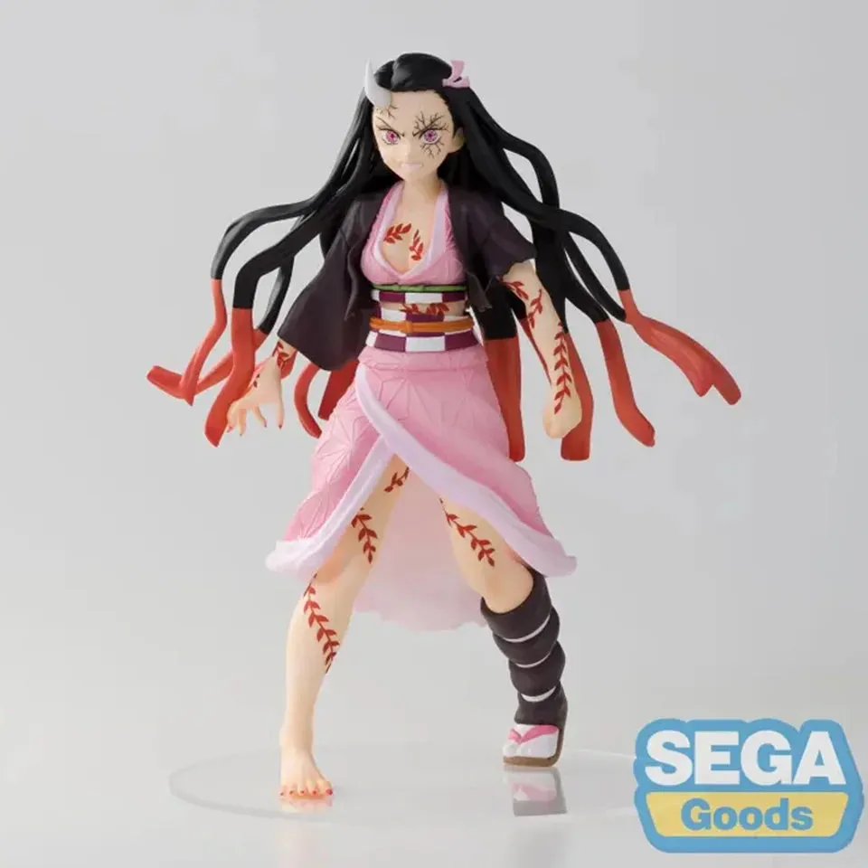 Original Genuine SEGA Demon Slayer 21cm Kamado Nezuko Anime Collectible Figurines PVC Model Toy For Lover Figurine