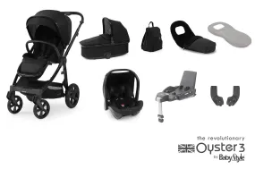 Oyster 3 Luxx Special Edition Luxury Travel System Bundle - Onyx