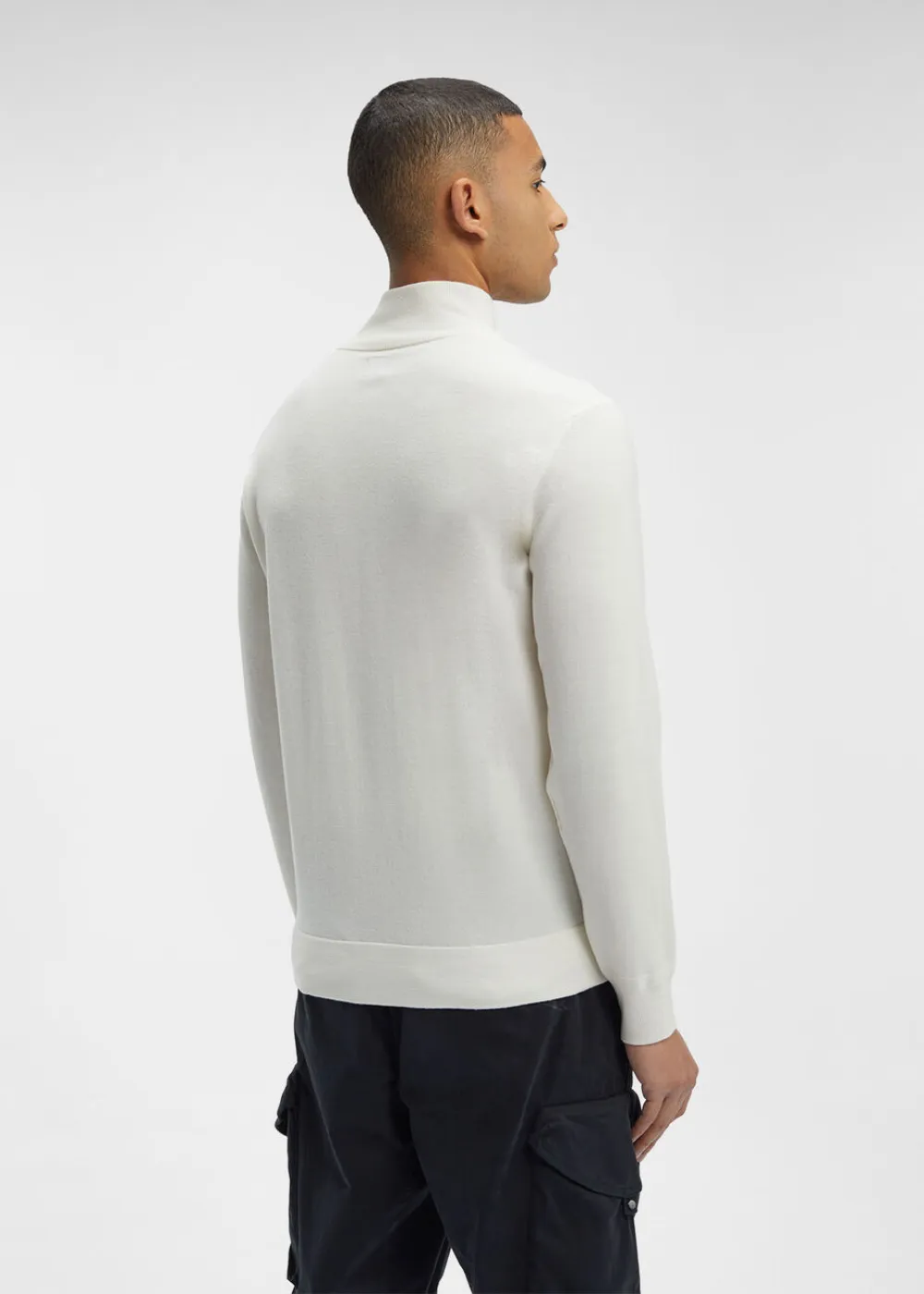 Pull C.P. Company Extafine Merino Wool Zipped Knit