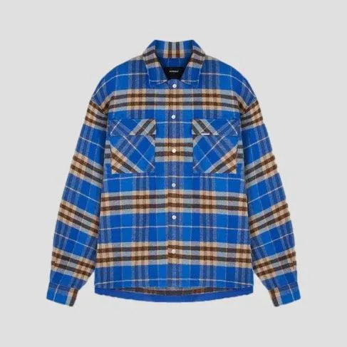 REPRESENT HEAVYWEIGHT INITIAL FLANNEL SHIRT