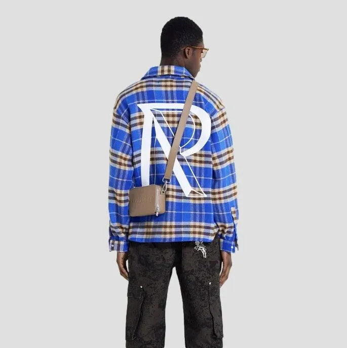 REPRESENT HEAVYWEIGHT INITIAL FLANNEL SHIRT