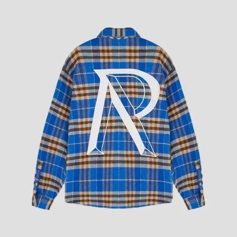 REPRESENT HEAVYWEIGHT INITIAL FLANNEL SHIRT