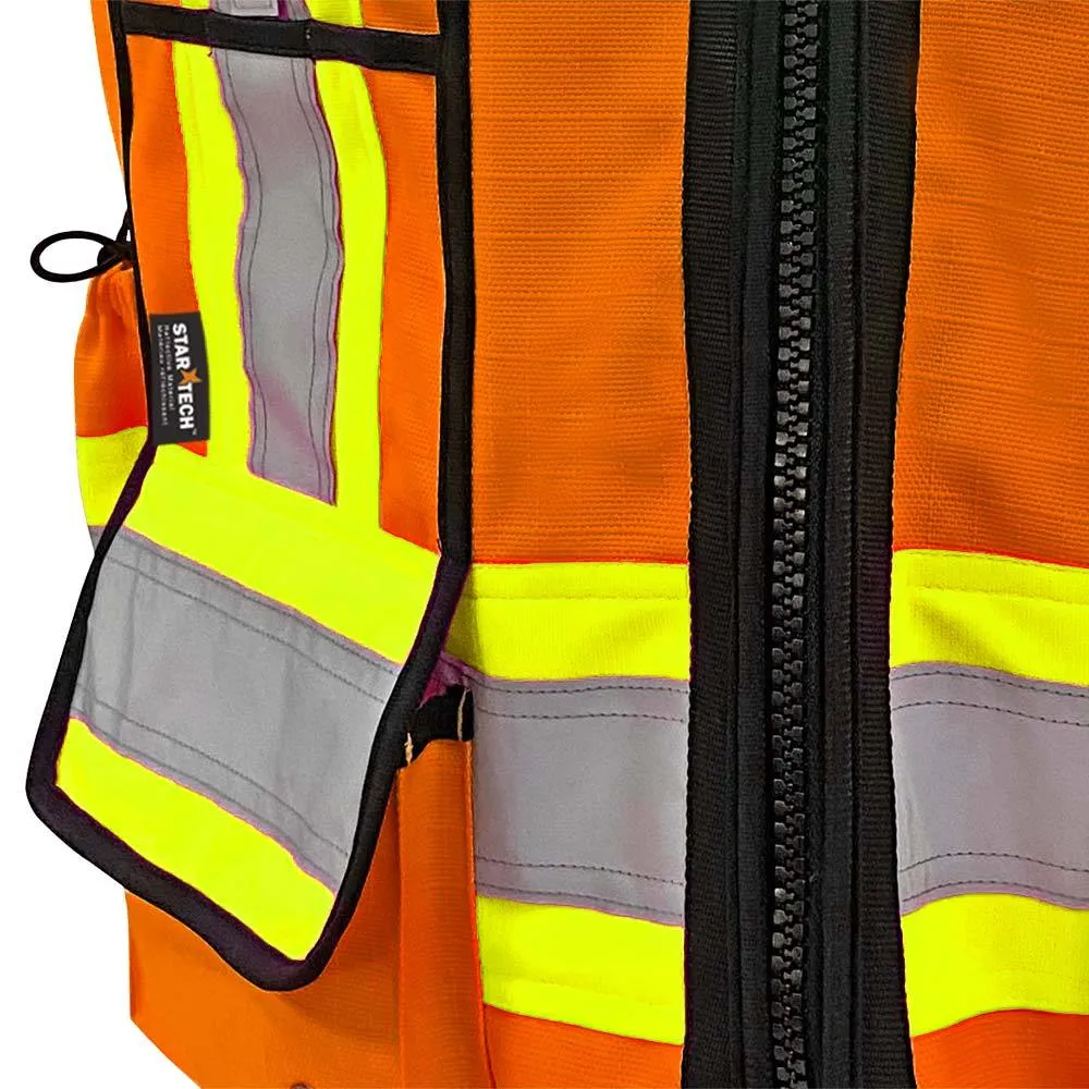 Safety Vest - Pioneer Hi-Viz 1200D High Denier Surveyor's Vest, 6676 / 6677