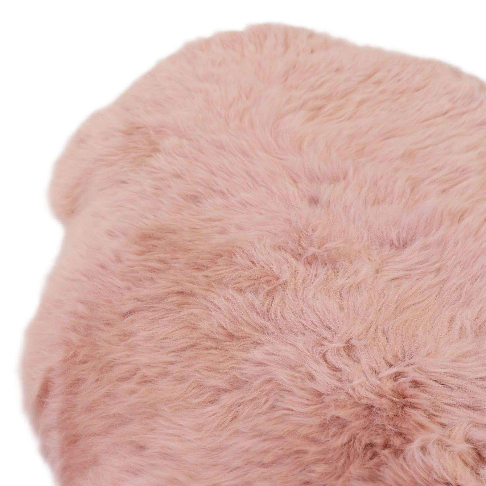 Sheepskin Rug - Dust Pink - Quad Sized (180 x 110cm) - Long Wool Australian Merino Sheepskin