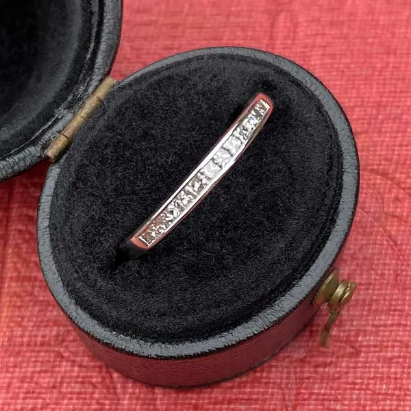 Square Diamond Wedding Band