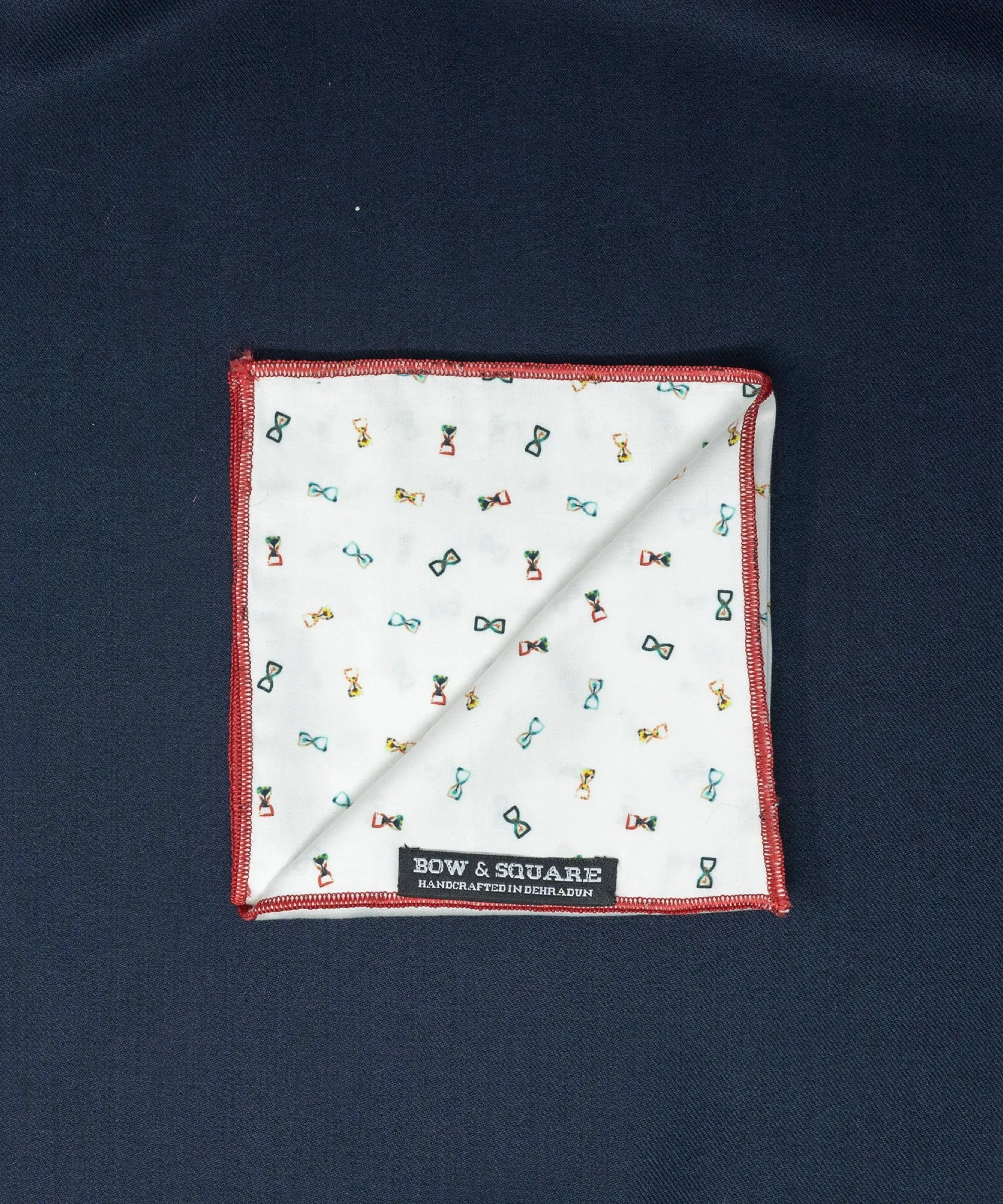 Sun & Sand White Pocket Square