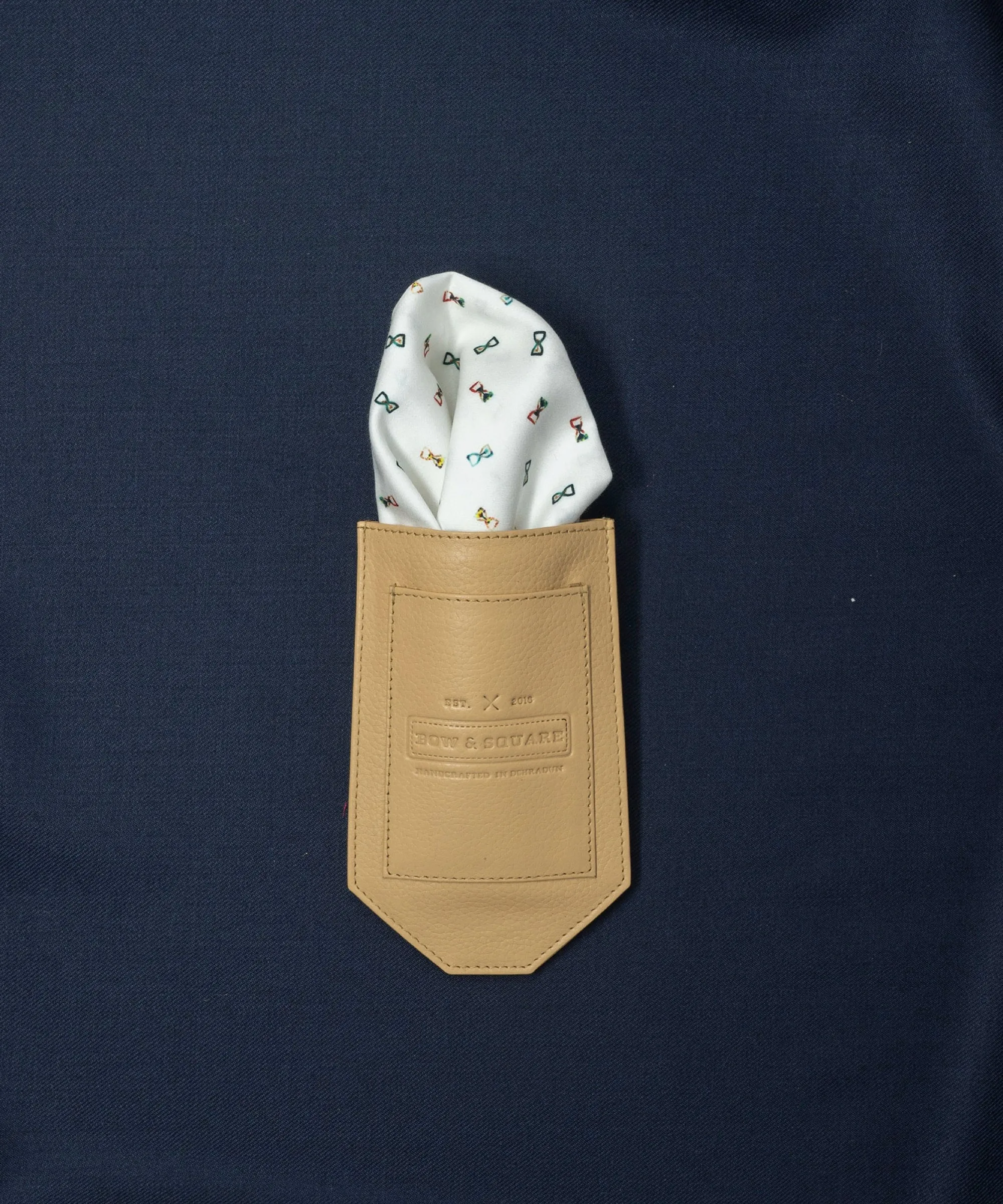 Sun & Sand White Pocket Square