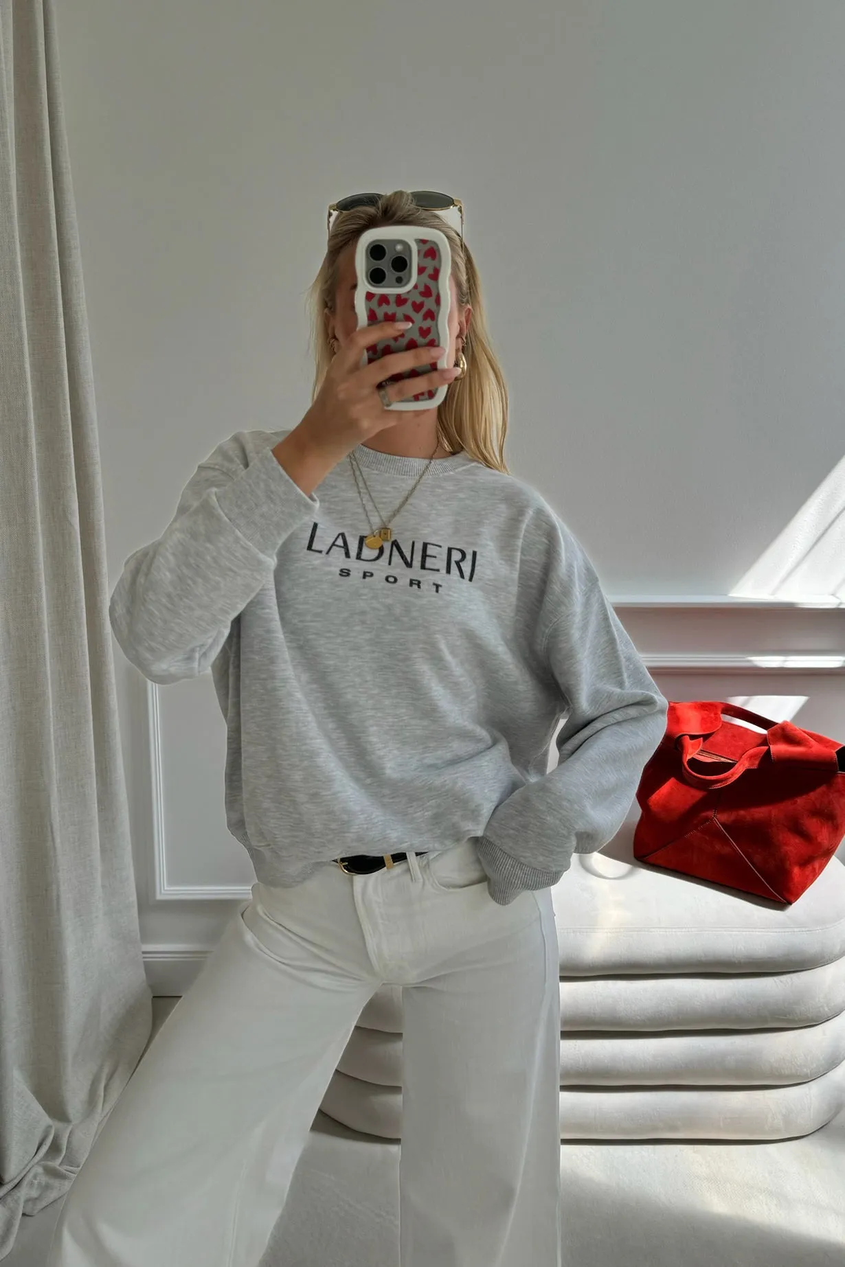 Sweatshirt L’Équipe in Vintage Grey