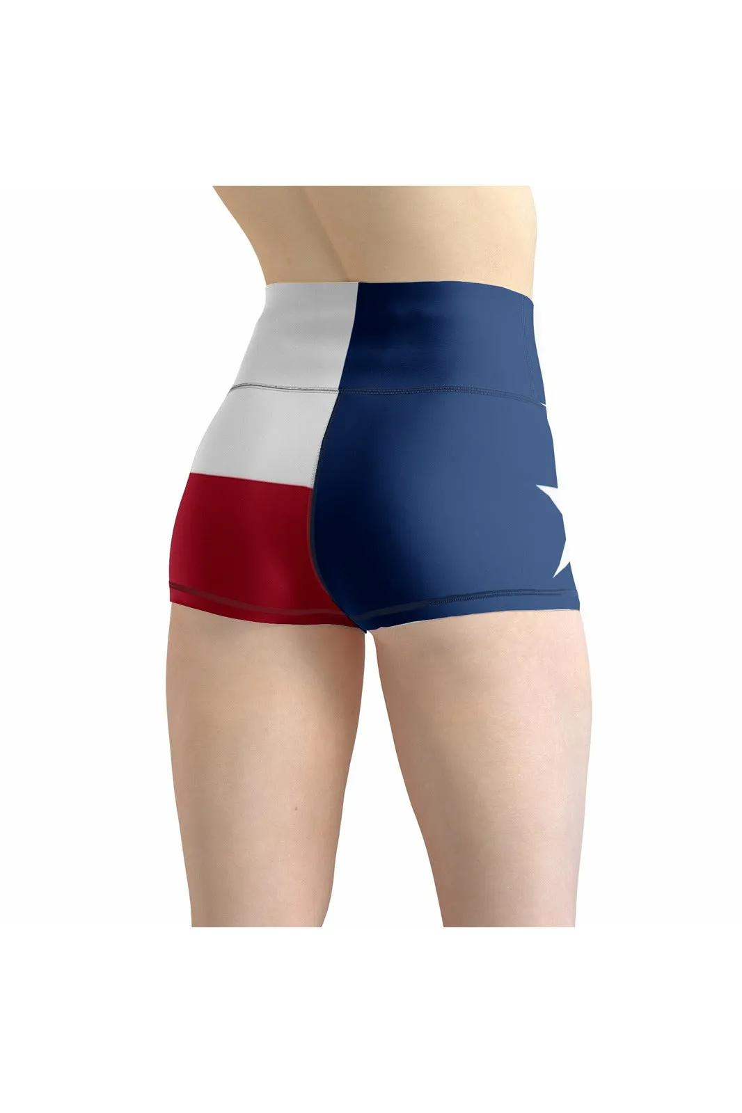 Texas Flag Women's Yoga Shorts