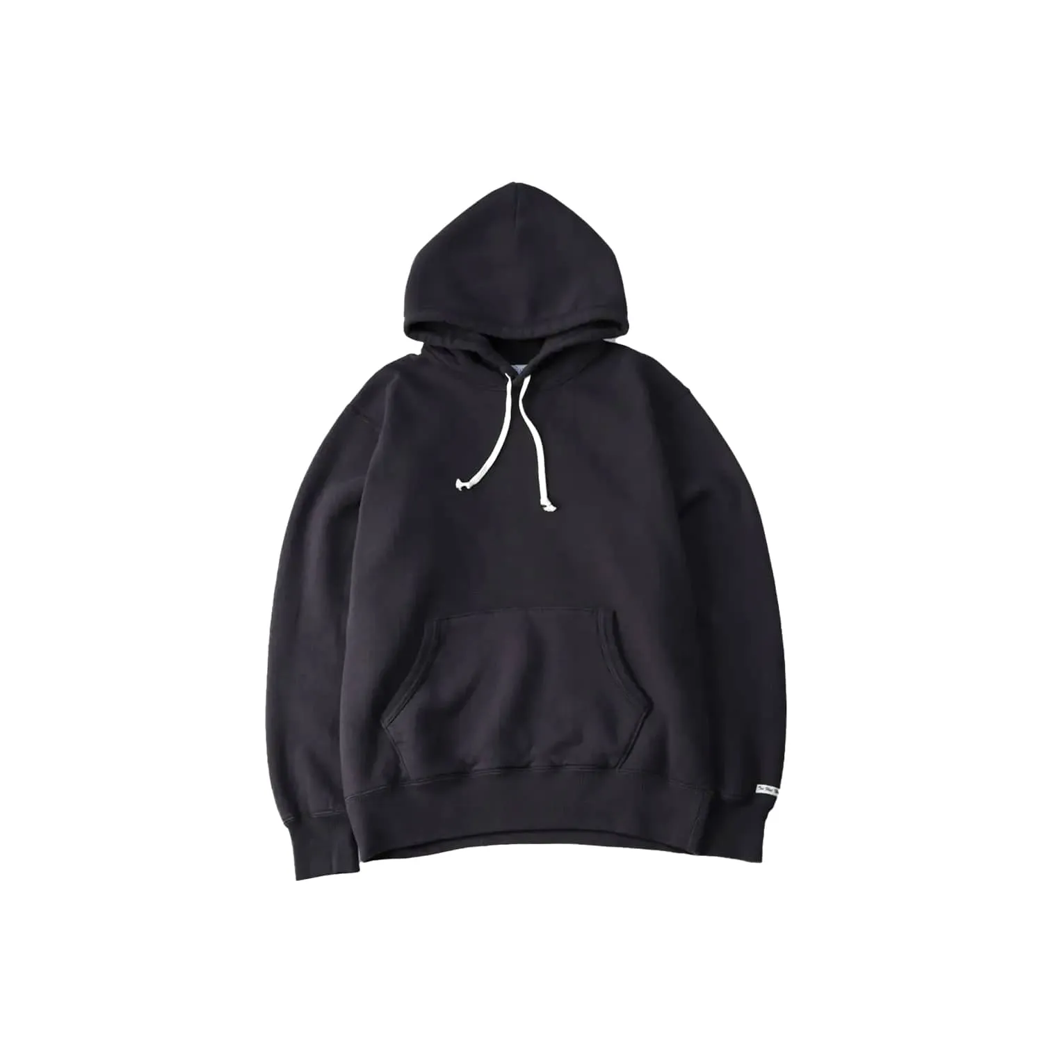 The Flat Head Sweatshirt Hoodie Brushed Lining Light Black