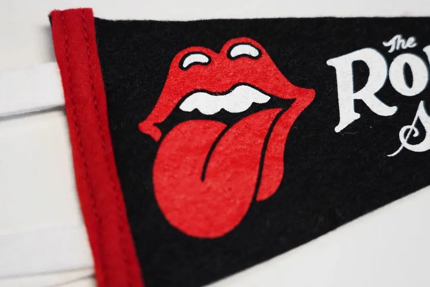 the Rolling Stones Mini Pennant  the Rolling Stones X Oxford Pennant