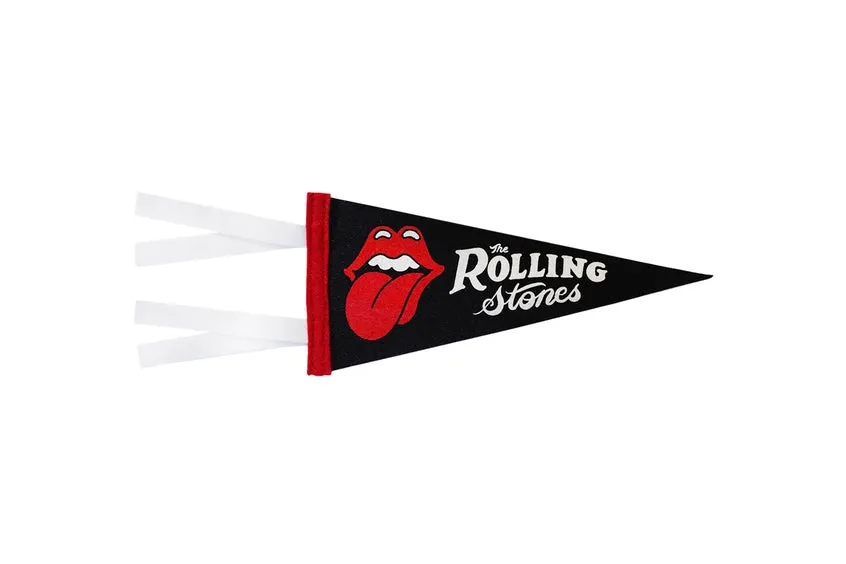 the Rolling Stones Mini Pennant  the Rolling Stones X Oxford Pennant