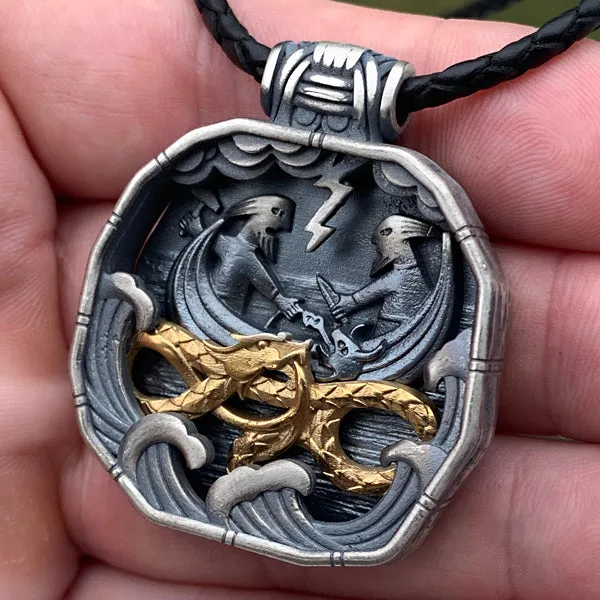 Thor's Fishing Trip - Sterling Silver