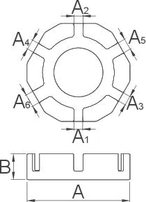 Unior Round Spoke Wrench 3.3, 3.45, 3.7, 3.96, 4.4, 5