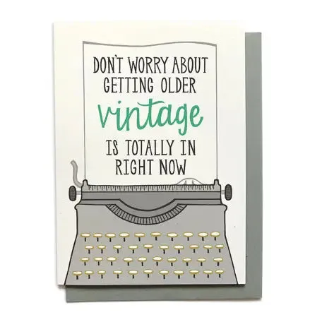 Vintage Birthday Card