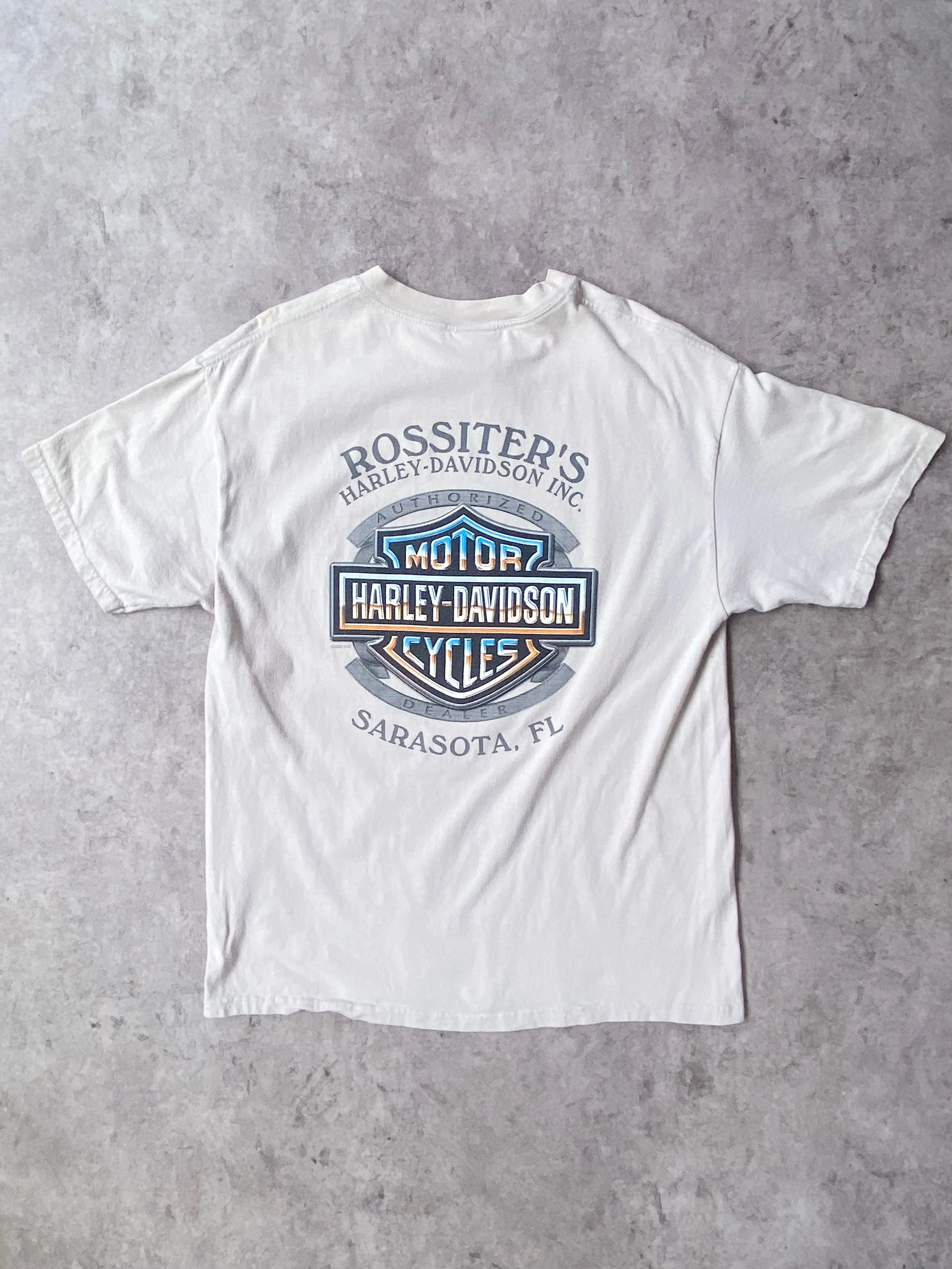 Vintage Harley Davison Sarosta, FL Tee (L)