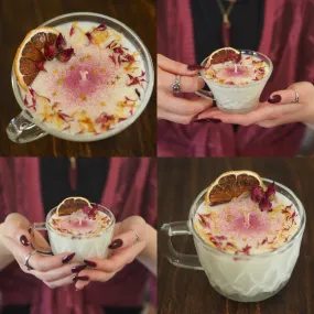 Vintage Tea Cup Candles - Lemon, Rose & Pink Grapefruit - Limited-Edition