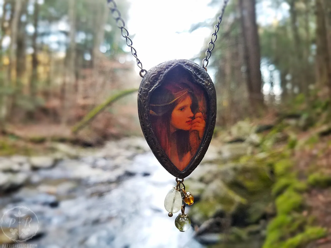 Waterhouse Naiad Arch ~ Pictorial Shrine Amulet